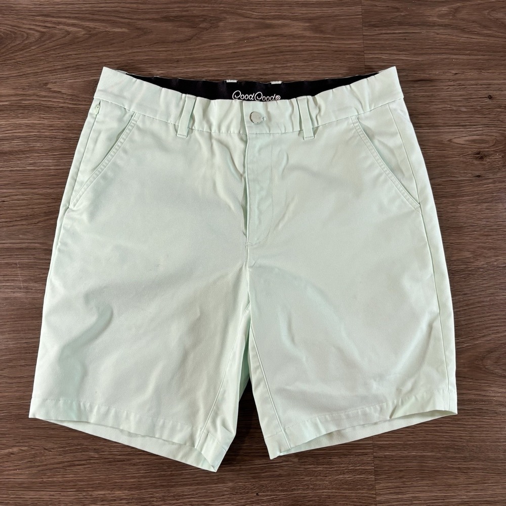 Good Good Sport Shorts Men's 32 Light Green Performance Golf Active